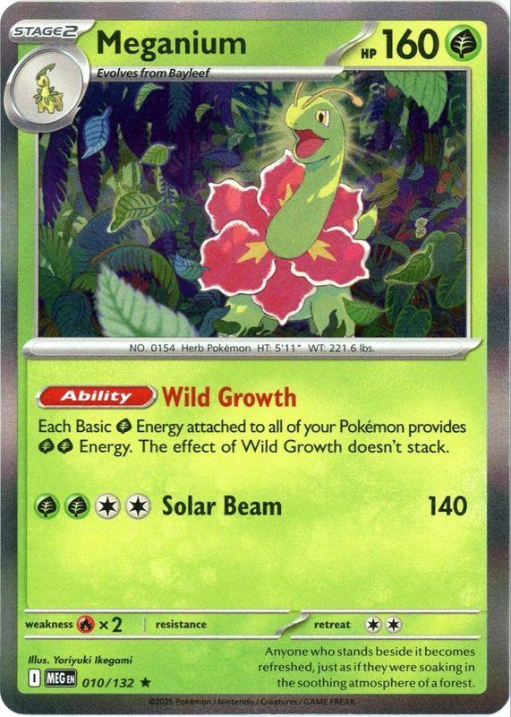 Mega Evolution Meganium [Holo] Pokémon card